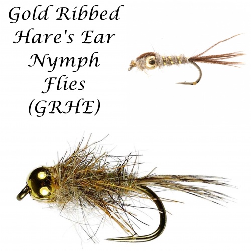 Gold Ribbed Hare's Ear Nymph Flies (GRHE)